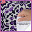 Housses de couette mauves à motif fleuri-129089733