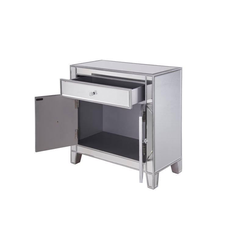 Caila Accent Cabinet, Silver