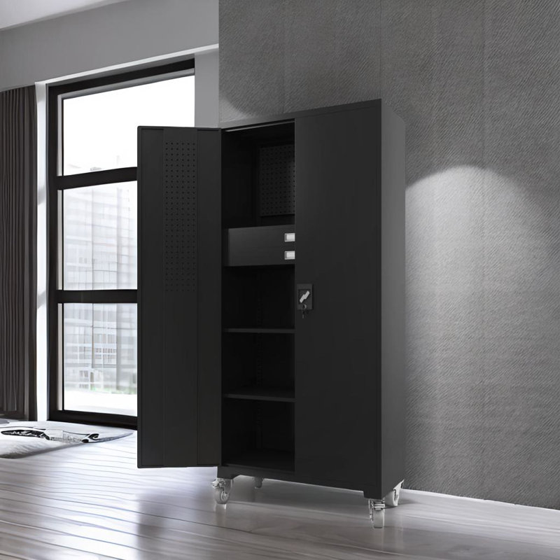 Armoire de rangement en métal