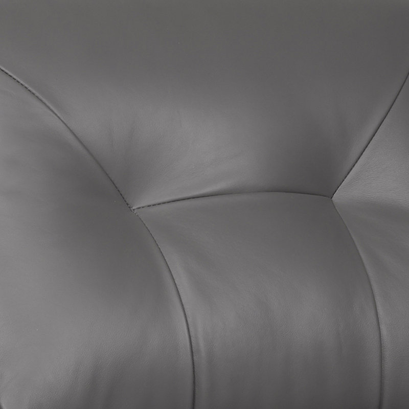 Canapé, causeuse et fauteuil en cuir Vecchio, Similicuir Fossil
