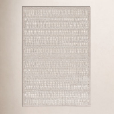 All-Weather Performance Checkered Rug
