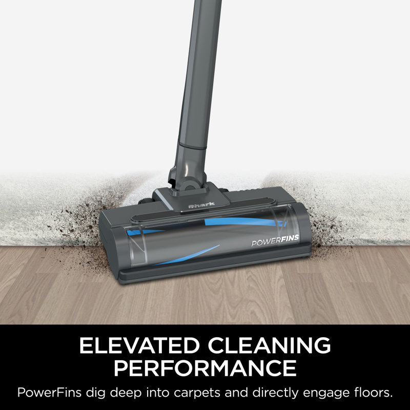 Slate Grey Convertible Cordless Stick Vacuum with HEPA Filter