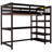 Twin Size Loft Bed With Storage Desk And -Colored Shelves For Space Optimization-980327076-980327073