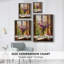 Reproduction encadrée FLORAL Series DCCXC - bois massif-1301097381