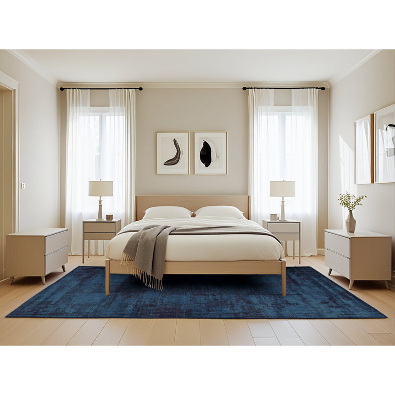 Tapis abstrait gris lavable à la machine, Rectangle de 5 pi x 8 pi