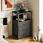 40cm W Metal Bedside Table-1448437426