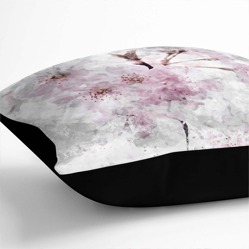 Square Throw Cushion, Black, 40 x 40 cm