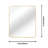 30 "x 36" Rectangular Wall Mirror-1627497270