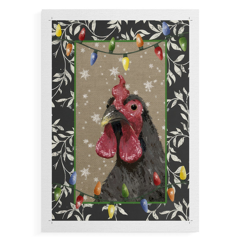 County Christmas Farm IV - Impression sur toile seulement - NON-CADRE, H 27 po x l 18 po