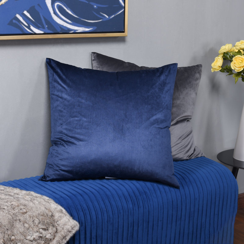 Dann Foley Throw Pillow, Dark Navy