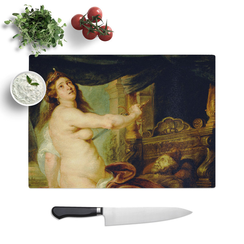 Sacrificing Dido by Peter Paul Rubens Chopping Board, 0.4cm H x 28.5cm W x 39cm L