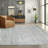 One-of-a-Kind 6'4'' X 9'2'' Wool Area Rug in Tone On Tone Gray-123993515