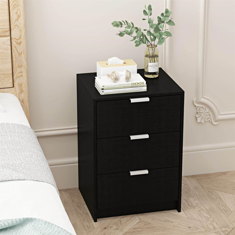 Ragavan 40cm W Manufactured Wood Bedside Table