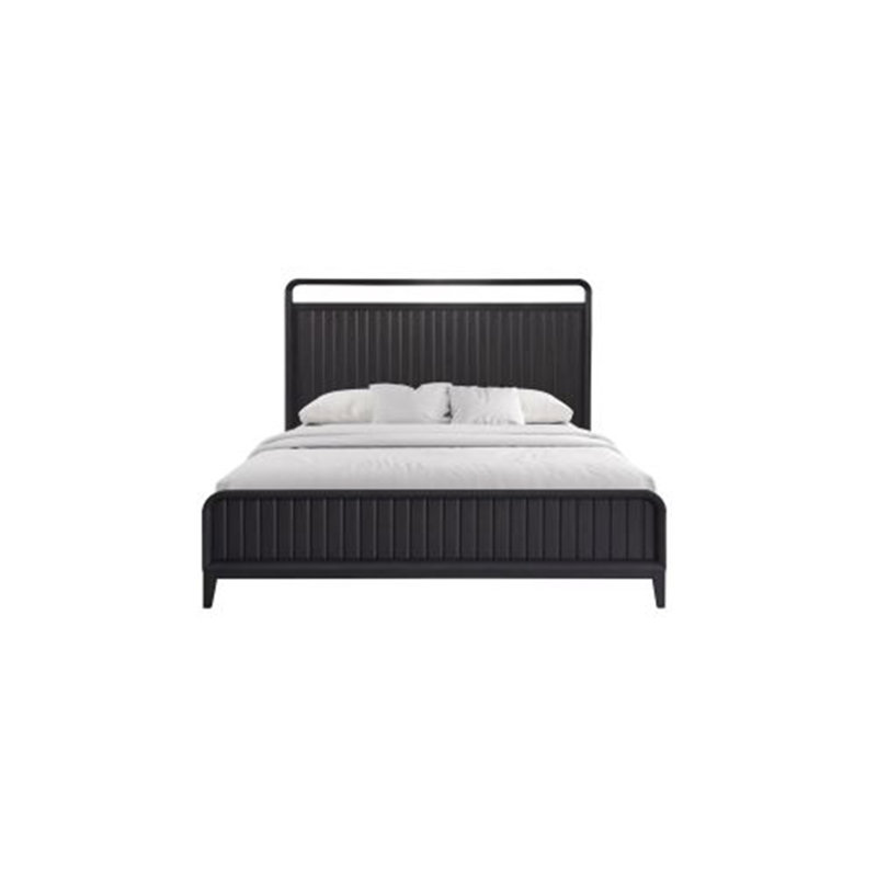 Modern Open Panel Bed, King
