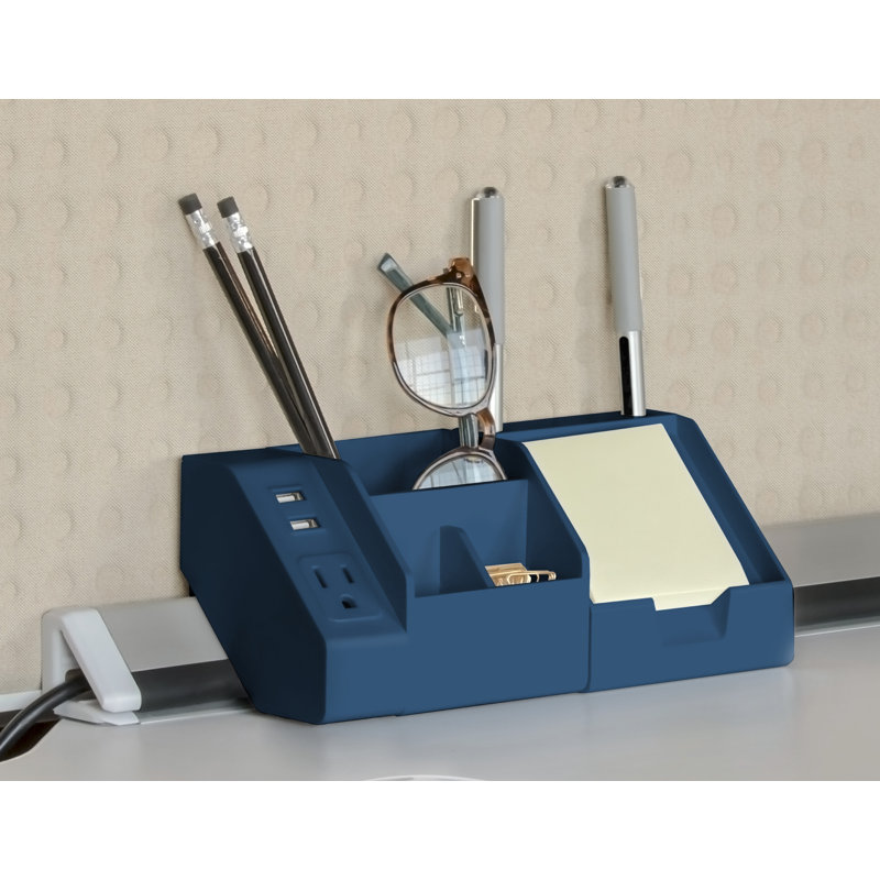 Rangement de bureau, Bleu