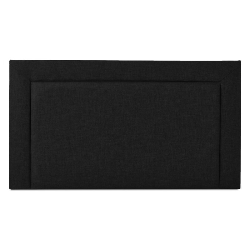 Franciane Upholstered Headboard, Single (3'), Black