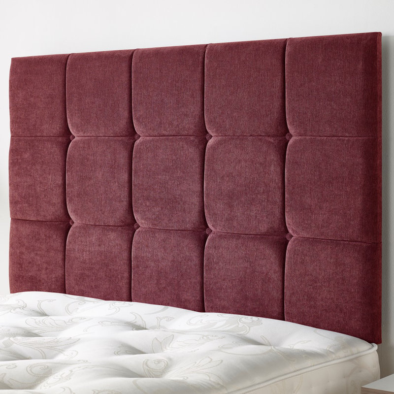 Upholstered Headboard, Kingsize (5'), Bordeaux