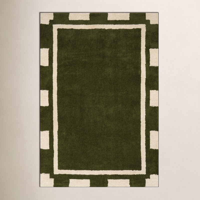 Orlina Bordered Rug, Rectangle 6' x 9'