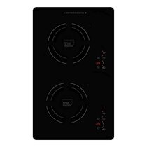 True Induction TI-2C Portable UL1026 Certified, 23-inch Dual Induction  Cooktop 1800W Glass-Ceramic Top