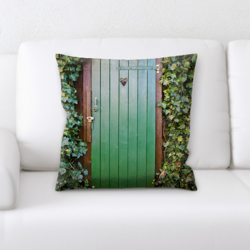 Microsuede Reversible Throw Pillow