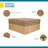 Duck Covers Square Hot Tub Cover in Brown-36803338