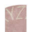 Tapis rond en coton ABC