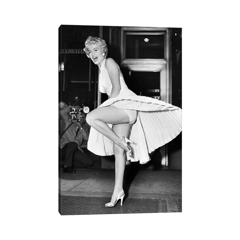 Marilyn Monroe (1926-1962)-impression, Toile tendue, Pas de tapis, H 26 po x l 18 po x 1,5 po