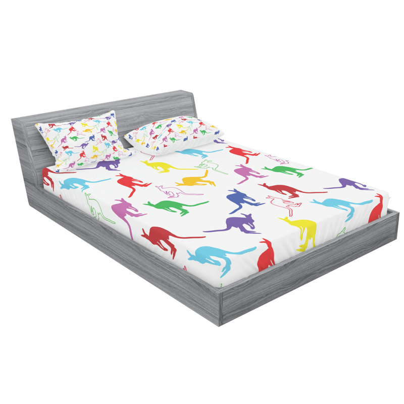 Microfiber Sheet Set, Full Sheet Set with Fitted Sheet