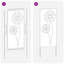 vidaXL Garden Privacy Screen Partition Outdoor Decor Modern Decorative Barrier