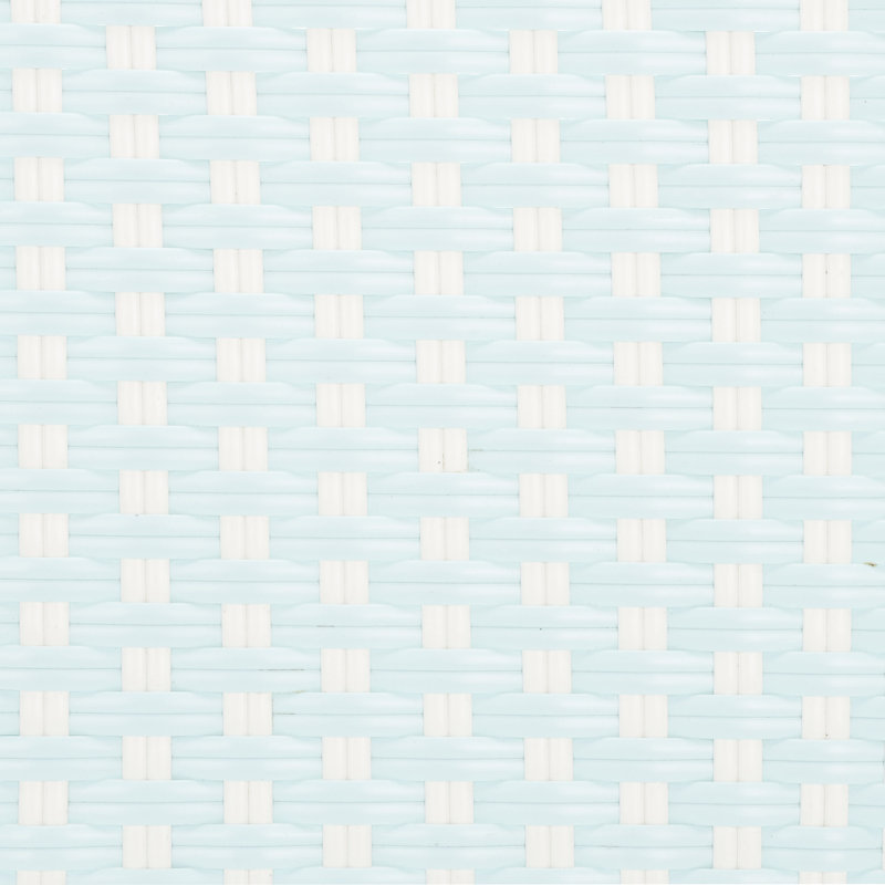 Chaise d'appoint Popplewell, Blanc / bleu-blanc