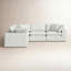 Canapé modulaire en tissu performance 5 pièces Tila-1950836090