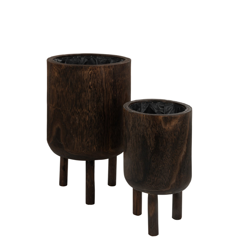 Blosser Wood Pot Planter, 45cm H x 33cm W x 33cm D