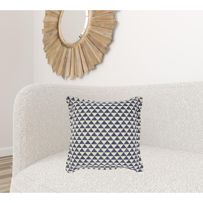 Geometric Reversible Throw Pillow