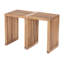 Tabouret extensible Riviera naturel
