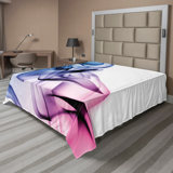 Ambesonne Vintage Top Flat Sheet Colorful Retro Floral Tiles