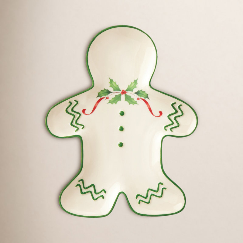 Lenox Gingerbread Man Bread and Butter Plate