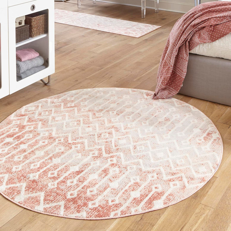 Kayenne Geometric Indoor Rug, Round 3'