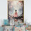 Reproduction d'art sur toile, "Pink Meditation Meditation Moments II"