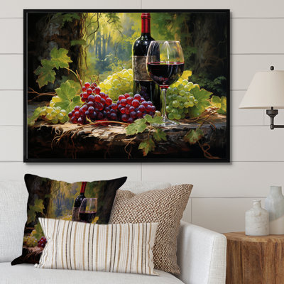 Cabernets calmes - impressions sur toile vin