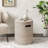Outdoor/Indoor Lightweight Concrete Side Table With Side Handles
