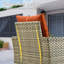Ensemble de conversation en osier pour 7 personnes avec coussins Dzion-861573613-839909928