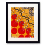 Cherry Blossom Flag Print by Gabriel Boyajian