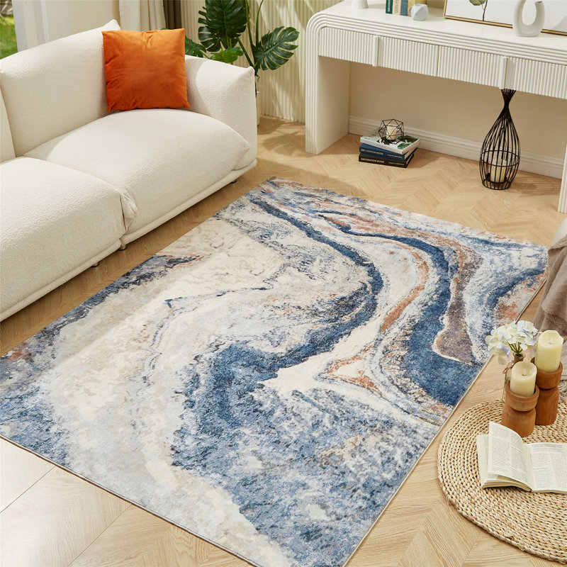 Machine Woven Performance Rug, Rectangle 6' x 9'