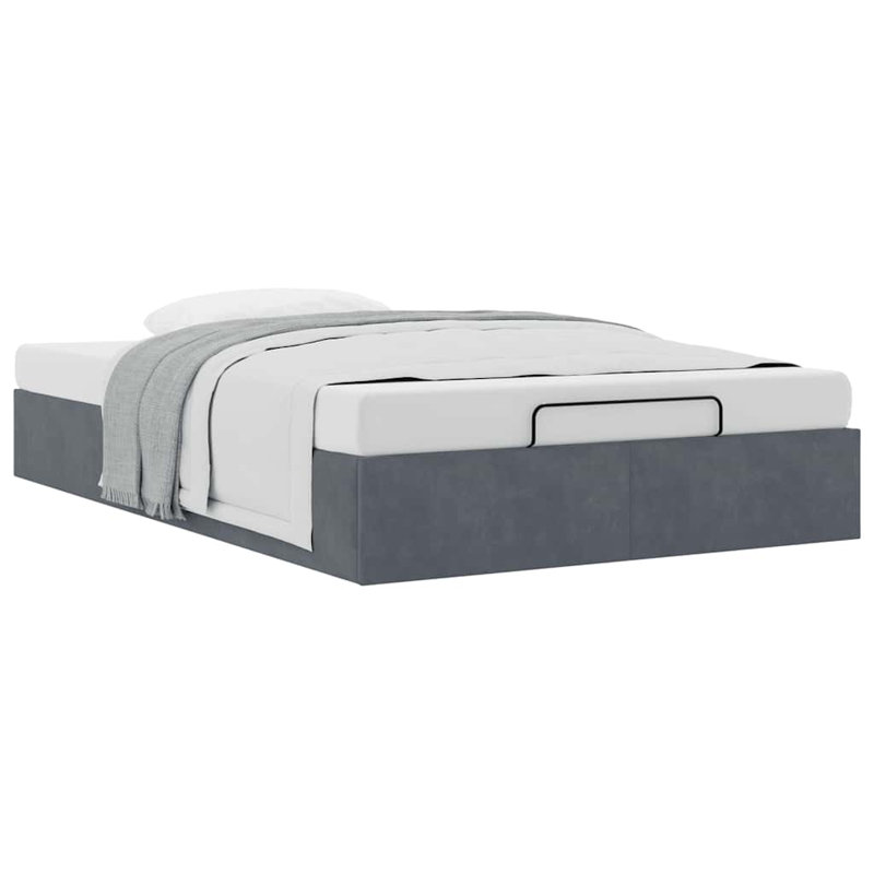 Bed, Double (4'6), Dark Grey