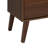 Breux 24.75'' W Nightstand, Mid-Century Modern 2 Drawer Nightstand, Bedside Table, Contemporary Bedroom Furniture, 24.75"W x 25"H x 16"D, Cherry-1141551792