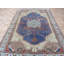 Tapis zone en laine noué la purplish/bleu 6 pi x 8 pi en laine one-of-kind-the main LaJuante