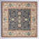 Christa Oriental Cream/Navy/Orange Area Rug
