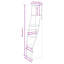 140 cm H x 32 cm W Corner Bookcase-1732858091