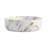 Bathroom's Above Counter Ceramic Sink With Golden Lines In White, Low Water Absorption, Stain - , 15.7 Depth, 4.7 Inches Tall Art For Bathroom, High Temperature Firing, Smooth Finish, Well Made,