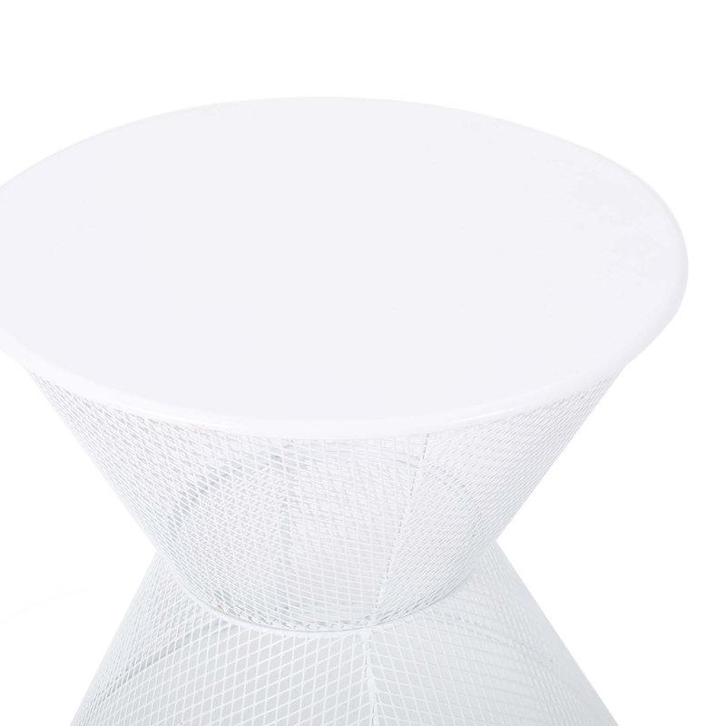 Nevada Side Table, Matte White